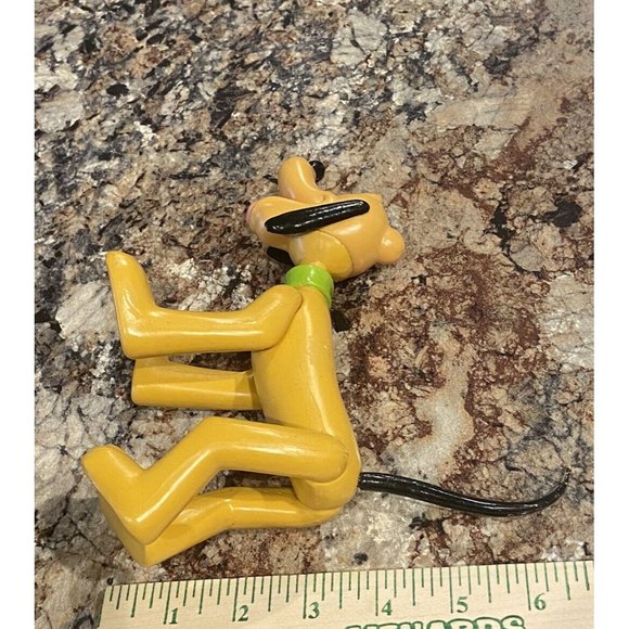 Vintage 1970s Disney Pluto Posable Mickey Mouse Dog Collector Toy - Picture 7 of 12